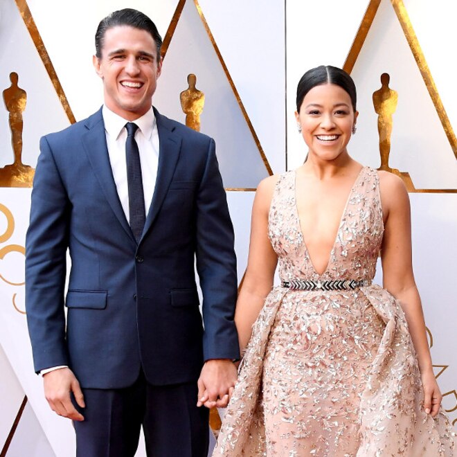 Joe LoCicero, Gina Rodriguez, 2018 Oscars, Couples